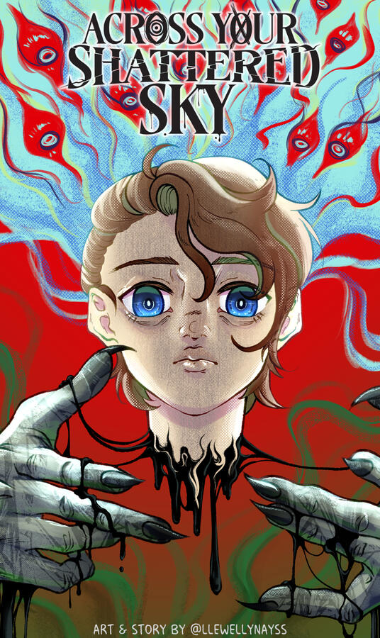 Across Your Shattered Sky by LlewellynAYSS Thriller | Adult Layouts and lettering