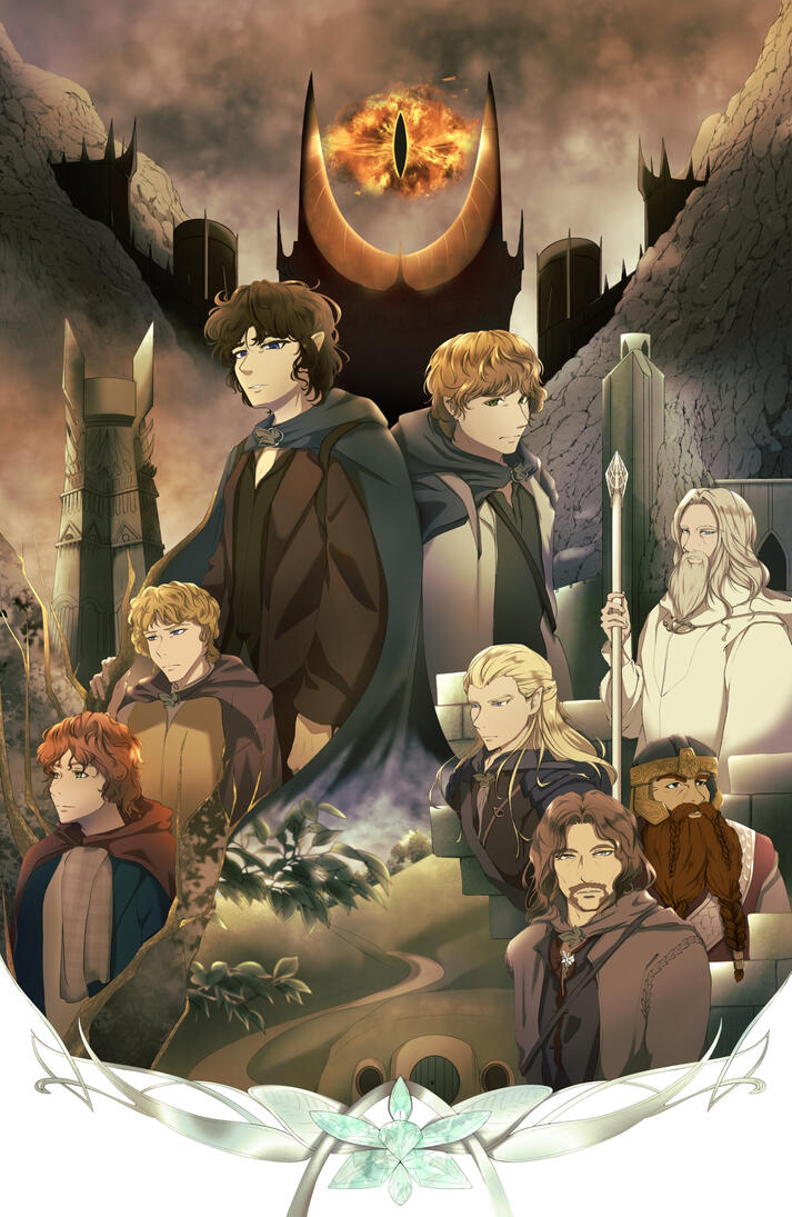 Two Towers Cast Lord of the Rings Fanart