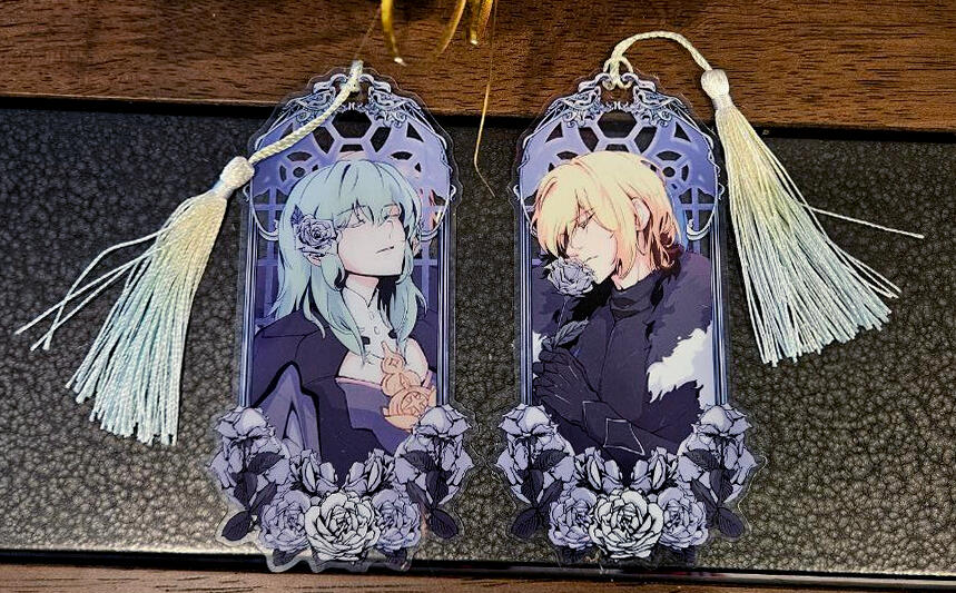 Dimitri and Byleth Fire Emblem Double Sided Bookmark