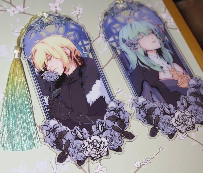 Dimitri and Byleth Fire Emblem Double Sided Bookmark