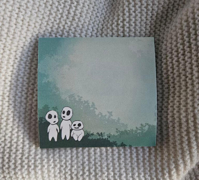 Kodama Princess Mononoke Post-Its