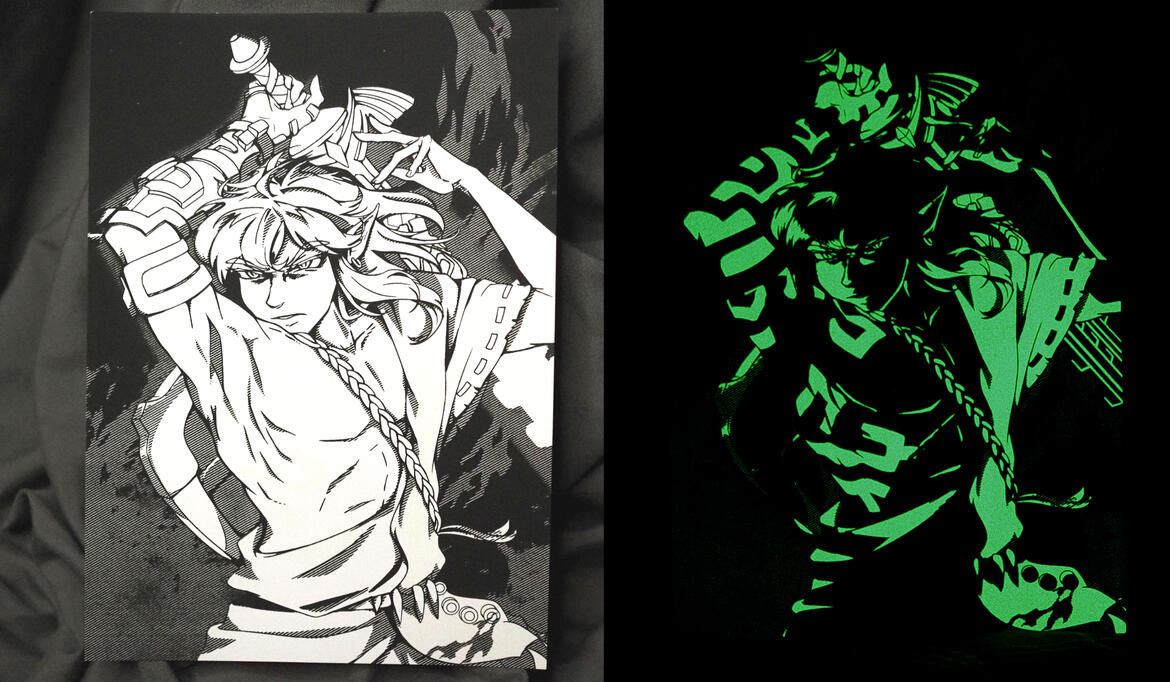 Glow in the Dark Print Glow in the Dark Print